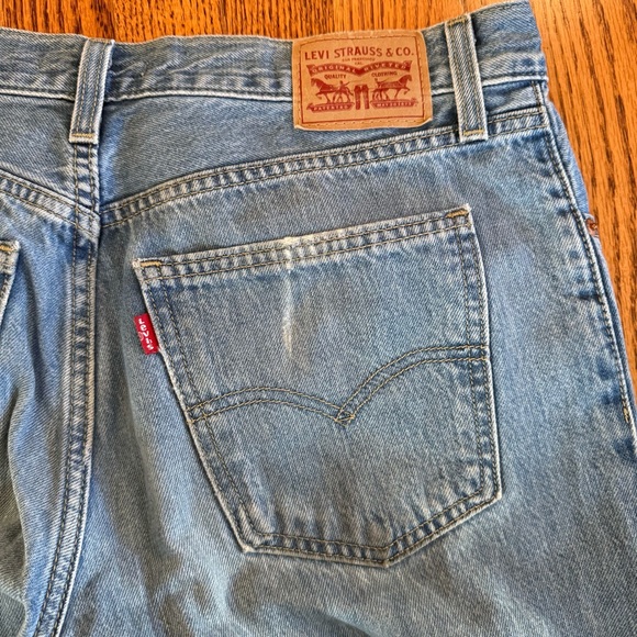 Levi’s Low Pro Straight Jeans Faded Blue Size 28 - Picture 9 of 9